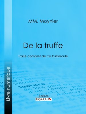 cover image of De la Truffe